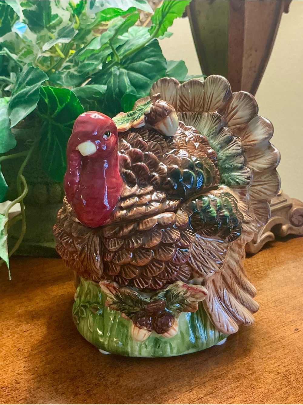 Spode Small Turkey Tureen Base and Lid Only-2011 Harvest Figural Centerpiece
